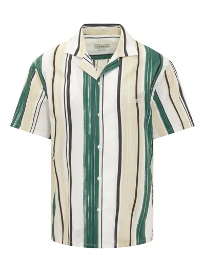 LANVIN PRINTED BOWLING SHIRT