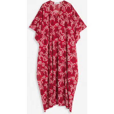 LANVIN LANVIN PRINTED COTTON VOILE CAFTAN