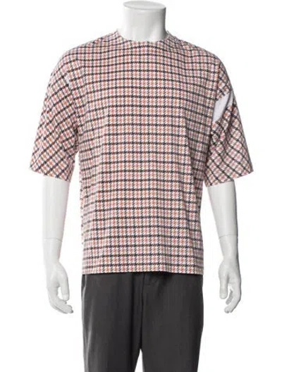 Pre-owned Lanvin Printed Crew Neck T-shirt In Multi