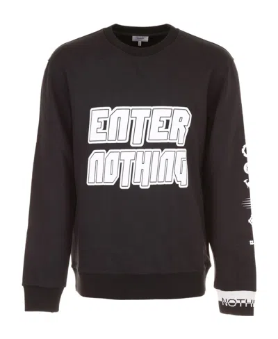 Lanvin Printed Hoodie In Black