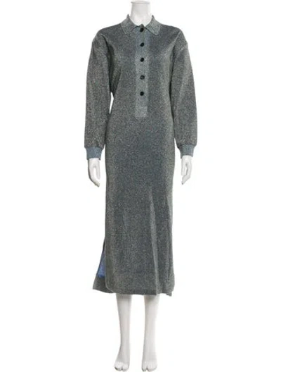 Pre-owned Lanvin Printed Long Dress