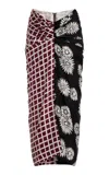 Lanvin Printed Midi Skirt