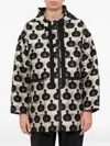 Lanvin Printed Parka In White