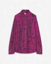 Lanvin Printed Shirt In Fuchsia