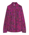 Lanvin Printed Shirt In Red