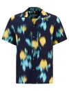 LANVIN PRINTED SHIRT SHIRTS BLUE