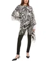 Lanvin Printed Silk Poncho