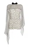 Lanvin Printed Silk Scarf Top In Multi