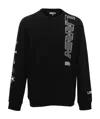 Lanvin Printed Sweater In Black