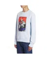 Lanvin Graphic-print Sweatshirt In Gray