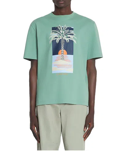 Lanvin Printed T-shirt In Green