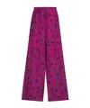 Lanvin Pantalon Large Imprimé Pour Femme In Red