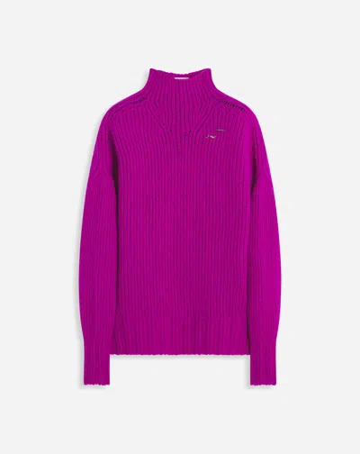 Lanvin Pull Col Roulé Pour Femme In Purple