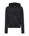 Lanvin Pull Rope Hooded Sweater In Black