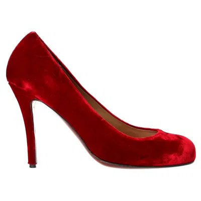 Lanvin Pumps In Red Velvet