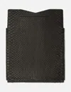 Lanvin Python Ipad Case In Black