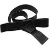 Lanvin Quilted Belt With Bow In Black Leather In Black