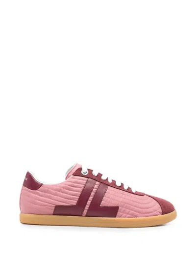 Lanvin Glen 2.0 Sneakers In Nylon In Pink