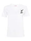 Lanvin Rabbit-patch T-shirt In White