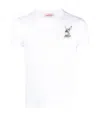 Lanvin Rabbit-print T-shirt In White