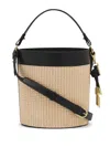 Lanvin Raffia Bucket Bag In Neutral