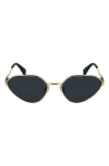 Lanvin Rateau 58mm Cat Eye Sunglasses In Gold/grey