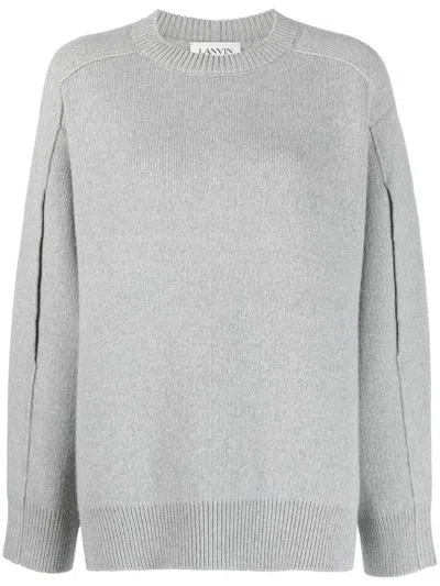 Lanvin Rd Nk Cape Back Jumper