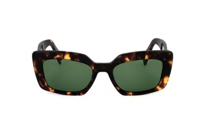 Lanvin Rectangle Frame Sunglasses In Brown