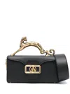 Lanvin Sculptured Jewelry Top Handle Shoulder Bag In Black