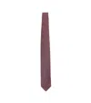 Lanvin Slim Tie Circle Dot Motif Design In Red