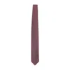 Lanvin Slim Tie Circle Dot Motif Design In Brown
