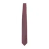 Lanvin Red Circle Dot Silk Tie In Orange