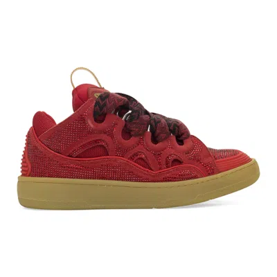 Lanvin Red Curb Sneakers