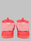 Lanvin Red Leather Sneaker In Red
