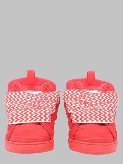 Lanvin Red Leather Sneaker