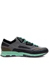 Lanvin Reflective "grey/navy Blue" Running Sneakers In Gray