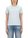 Lanvin Regular Fit T-shirt With Signature Logo Detail