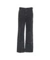 Lanvin Relaxed-fit Black Jeans With Classic Five-pocket Design In Black