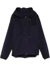 Lanvin Relaxed-fit Hooded Windbreaker In Blue