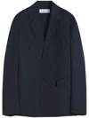 Lanvin Relaxed Outerwear Jacket For Men In Blue