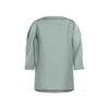 Lanvin Relaxed Silhouette Top With Button Closure