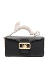 Lanvin Rhinestone-embellished Tote Bag In Black