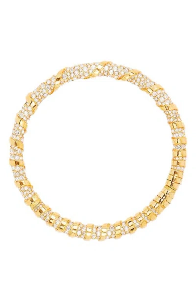 LANVIN LANVIN RHINESTONE MELODIE CHOKER NECKLACE