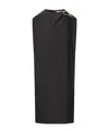 Lanvin Synthetic Fibers Dress In Brown