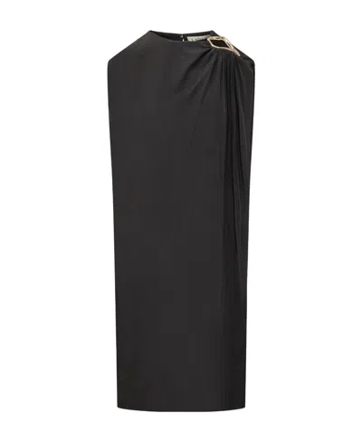LANVIN LANVIN RING-DETAILED SLEEVELES DRESS