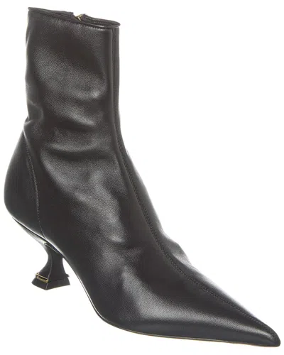 Lanvin Rita Leather Bootie In Black