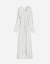 Lanvin Robe Caftan Pour Femme In Green