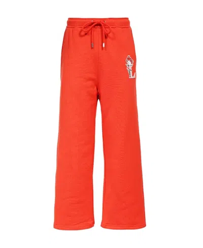 Lanvin Rope Sweatpants In Red