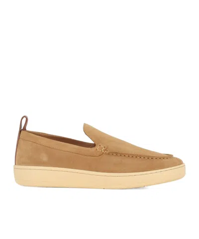 Lanvin Round Head Loafer Shoes In Nude
