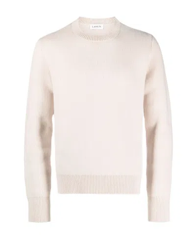 Lanvin Wool And Cashmere Sweater In Beige